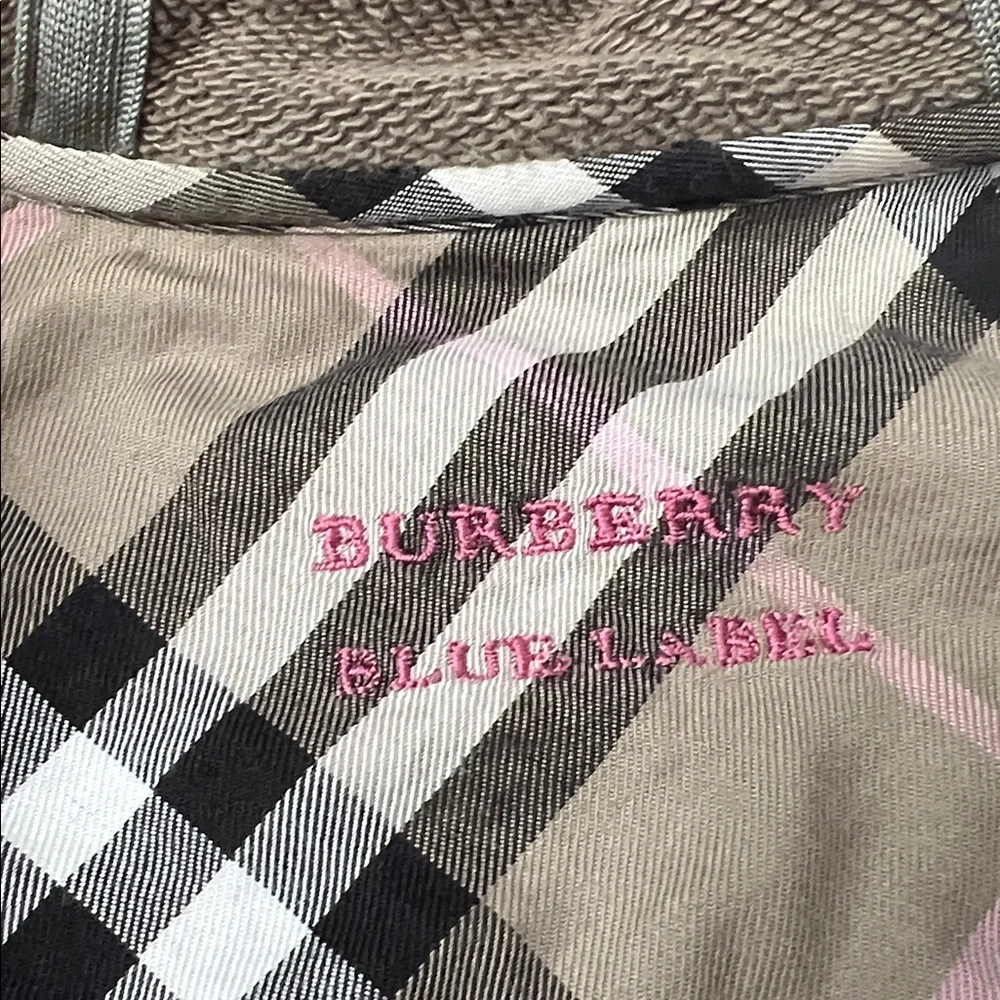Burberry Green Zip-Up Hoodie - Picture 3 of 7